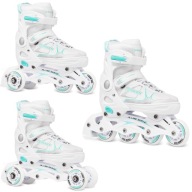 Роликові Ковзани 3В1, Регульовані Raven Spirit White/Mint 37-40