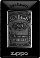 Запальничка Zippo Jack Daniels Label Chrome 60001209 Windproof Gasoline