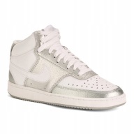 Жіночі Кросівки Nike Court Vision Mid Сірі/Сріблясті/Білі 39 Єс