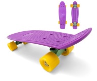 Скейтборд Fisk Board Strong 55 См Фіолетовий Жовтий