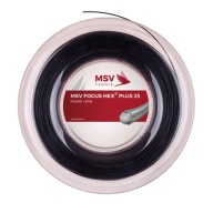 Тенісна Струна Msv Focus Hex Plus 25, Котушка 200 М, Чорна 1,20 Мм