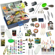 Набір Fishing Box + 307 Аксесуарів, Фідерний Поплавок, Грунтовий Спінінг