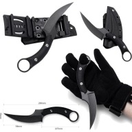 Тактичний Ніж Karambit Full Tang Case Holster G10 Bushcraft Claw Edc Nd312
