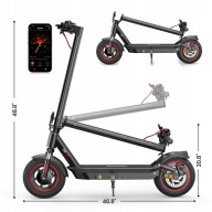 Iscooter I10 Електромобіль Для Дорослих 650W 15Ah 40Km/H 45Km