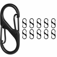 S-Hook Карабін Туристичний Металевий Двійний Набір X10