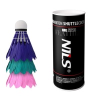 Волани Nils Feather Shuttlecocks 3 Pieces Duck Feathers Tuba Professional