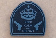 Патч - Keep Calm And Reload - Black - Asg