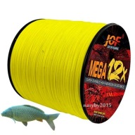 Коса Jof 12X 100 М 0,16 Мм Жовта Флуо 12 Ниток Для Прядіння