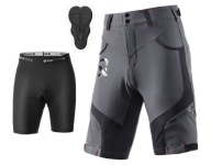 Велосипедні Шорти 2В1 + Дихаюча Вставка 4D Mtb Ypk020 2Xl Gr