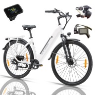 Міський Чоловічий/Жіночий Електровелосипед Ttgo Thz 28St 250W 120Km 20Ah 36V 28” Білий Pl