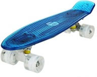 Скейтборд Weskate Cruiser Зі Світлодіодними Колесами 9 Кольорів Flashcard 55 См Синій