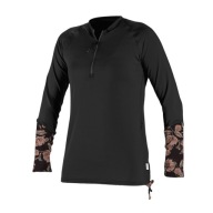 Жіночі Плавальні Лонгсліви O'neill Front Zip Sun Чорні/Flo