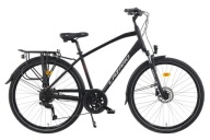 Чоловічий Трекінговий Велосипед Lazaro Legion V3 Shimano Hydraulics Чорний 21