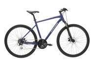 Чоловічий Кросовий Велосипед Kross Evado 3.0 - 28' Колеса, Xl/23' Рама, Темно-Синій І Срібний