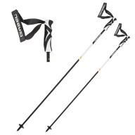 Гірськолижні Палиці Gabel Carbon Cross Black/White Matt Carbon Poles 120 См