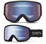 Google Ski Snowboard Smith Transfer Black Glass Blue Sensor S1