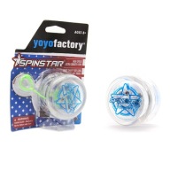 Yoyo Glowing Yoyofactory Spinstar Led Clear Body Blue