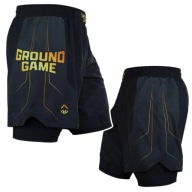 Чоловічі Тренувальні Шорти Ground Game 2In1 Gold 2.0 Black