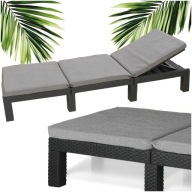 Garden Beach Pool Deckchair Adjustable Daytona З Подушкою Keter Deckchair