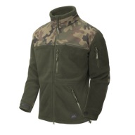Толстовка З Флісу Helikon Infantry Olive Green/Pl Woodland, Камуфляж, Модель 93