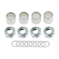 Скейтборд Longboard Truck Speed Kit 4 Гайки Новий Сріблястий Підшипник Для Скейтборду