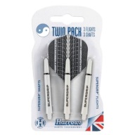 Вали Harrows Twin Pack Supergrip + Перо Supergrip (Білі) Н/Д