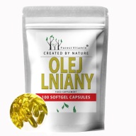 Лляна Олія 100 Капсул Омега 3 Кислоти Серцевий Імунітет Омега 3-6-9