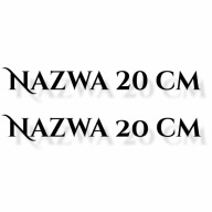 2 X Boat Name Stickers Водонепроникний Самоклеючий Скутер Човен Човен 20 См