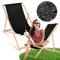 Шезлонг Wooden Beach Garden В Подарунок Масив Міцний Бук