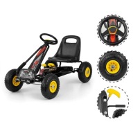 Milly Mally Thor Black Pedal Gokart – Спортивний Дизайн, Чудова Якість