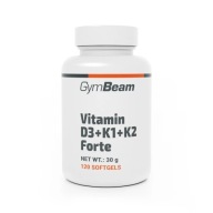 Вітамін D3 K1 K2 Forte Імунітет М'язи Здорові Кістки - Gymbeam 120 Капсул