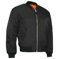 Чоловіча Перехідна Весняна Куртка Ma1 Mfh Flek Flyers Bomber Black S