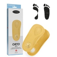 Шкіряні Ортопедичні Вкладиші Для Плоскостопості Corbby Orto 2/3 Розміри 37-38