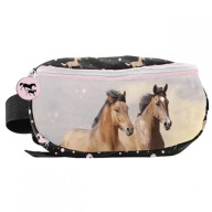 Horses Wagon Сумка Настінка З Конем Для Дітячої Дівчатки Конічка