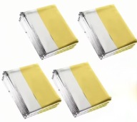 4 X Фольга, Термоковдра, Рятувальна Ковдра, Екстрена Ковдра 130 X 210 См