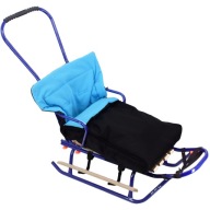 Традиційні Металеві Сани Jee M Backrest + Pusher + Спальник + Підніжка