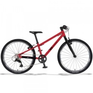 Дитячий Велосипед Kubikes 24S Червоний | Світло Прибл. 8,5 Кг | Зріст 125–145 См