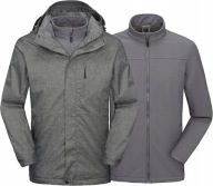 Чоловіча Водонепроникна Туристична Куртка Mapamyumco 3 В 1 Softshell Outdoor Xl
