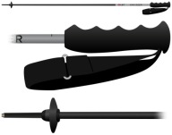 Лижні Палиці Van Deer Race Carbon Pole 120См