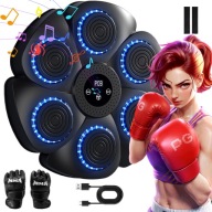 Боксерська Машина Інтелектуальний Тренажер Led Shield Bt Speaker + Боксерські Рукавички