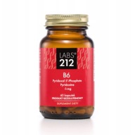 Labs212 B6 P-5-P + Піридоксин Вітамін B6 60 Капсул