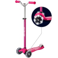 Триколісний Самокат Maxi Micro Deluxe Pro Led Pink Зі Світяться Колесами