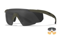 Балістичні Окуляри Wiley X Saber Advanced 308G – Od Green, 3 Лінзи