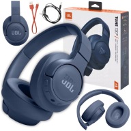 Бездротові Накладні Bluetooth-Навушники Jbl З Мікрофоном Потужні Баси Темно-Сині