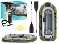 Рибальський Понтон Seahawk На 3 Місця. Intex Paddle + Pump 66333 Нова Модель 2026