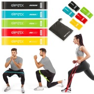 Resistance Bands Набір Resistance Bands Для Вправ Mini Band 0,5-30 Кг 5 Шт Gymtek