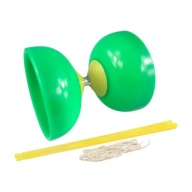 Китайський Набір Diabolo З Diabolo Stick Diabolo String Двоголовий Зелений