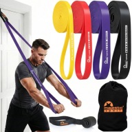 Набір Із 4 Тренівних Опорів Resistance Resistance Band Fitness Home Band 39 Кг