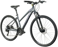 2X Indiana X-Cross 4.0 D21 28 Дюймів Жіночий Кросовий Велосипед Темно-Сірий