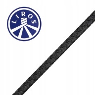 100% Мотузка Dyneema Liros D-Pro 2 Мм Фал / Чорний